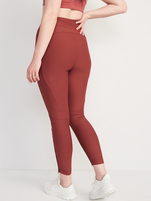 Image number 6 showing, High-Waisted All-Seasons StretchTech 7/8 Hybrid Ankle Pants
