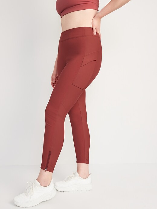 Image number 5 showing, High-Waisted All-Seasons StretchTech 7/8 Hybrid Ankle Pants