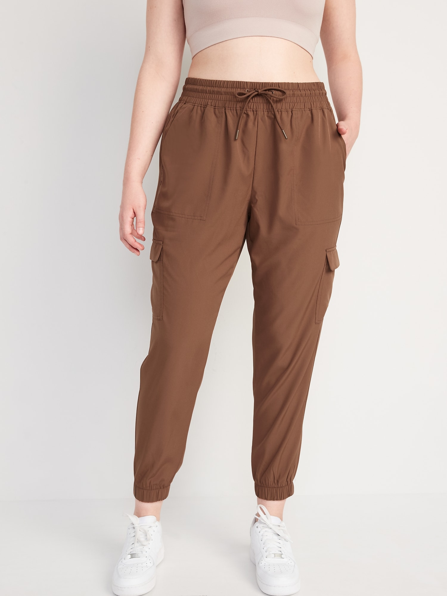 High-Waisted StretchTech Cargo Jogger Pants for Women | Old Navy