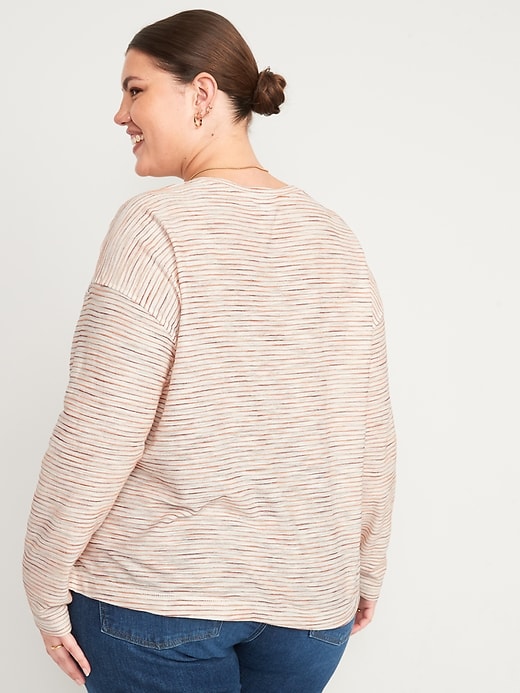 Image number 8 showing, Long-Sleeve Vintage Striped Easy T-Shirt