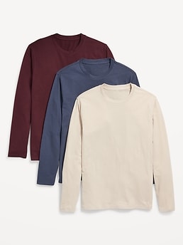 Soft-Washed Long-Sleeve T-Shirt 3-Pack for Men | Old Navy