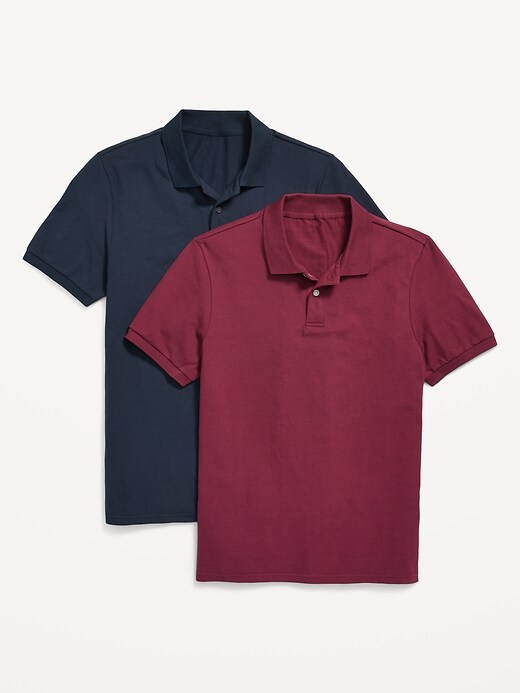 Moisture-Wicking Pro Polo Shirt 2-Pack for Men