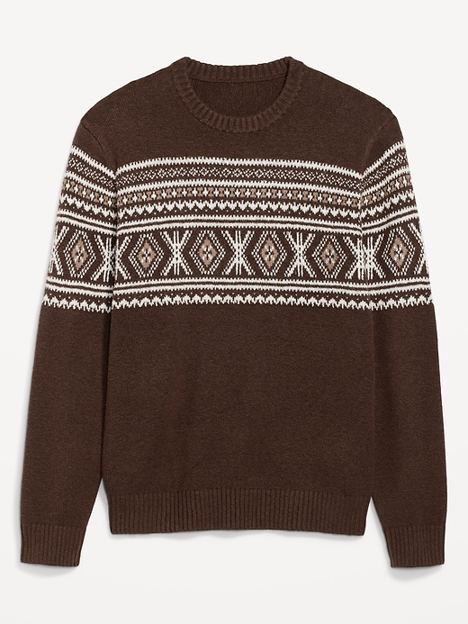 View large product image 1 of 1. Cozy Matching Fair Isle Sweater