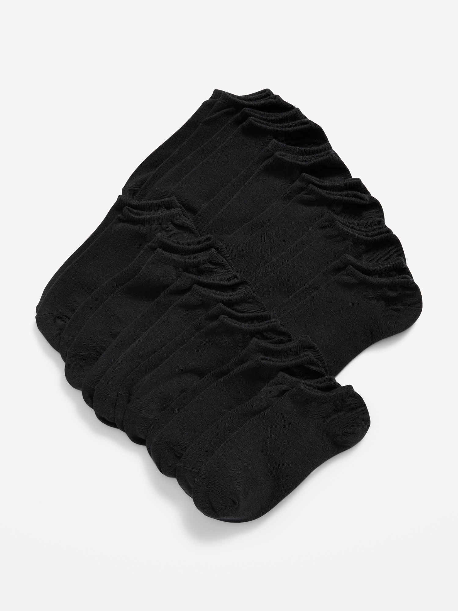 Old Navy Ankle Socks 12-Pack For Women black. 1