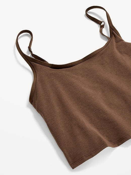 Image number 3 showing, Supima&#174 Cotton-Blend Cami Bralette Top