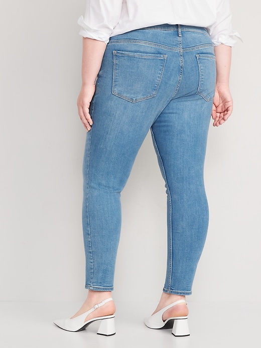 Image number 8 showing, Mid-Rise Rockstar Super-Skinny Jeans for Women