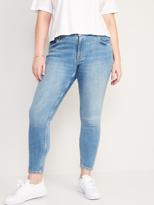 Image number 5 showing, Mid-Rise Rockstar Super-Skinny Jeans for Women