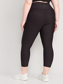 Lucy PowerMax purple cropped leggings with side pockets - $22