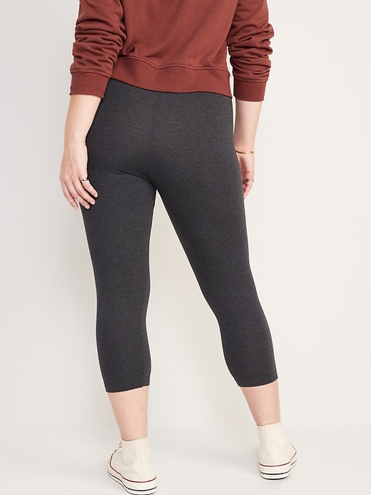 Image number 6 showing, High-Waisted Crop Leggings