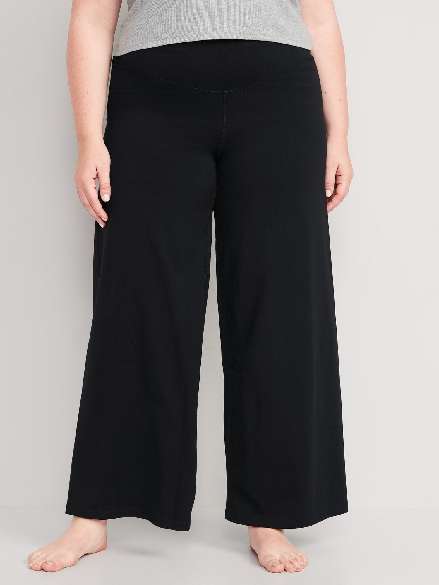 Fashion Look Featuring No Boundaries Wide-Leg Pants and Old Navy