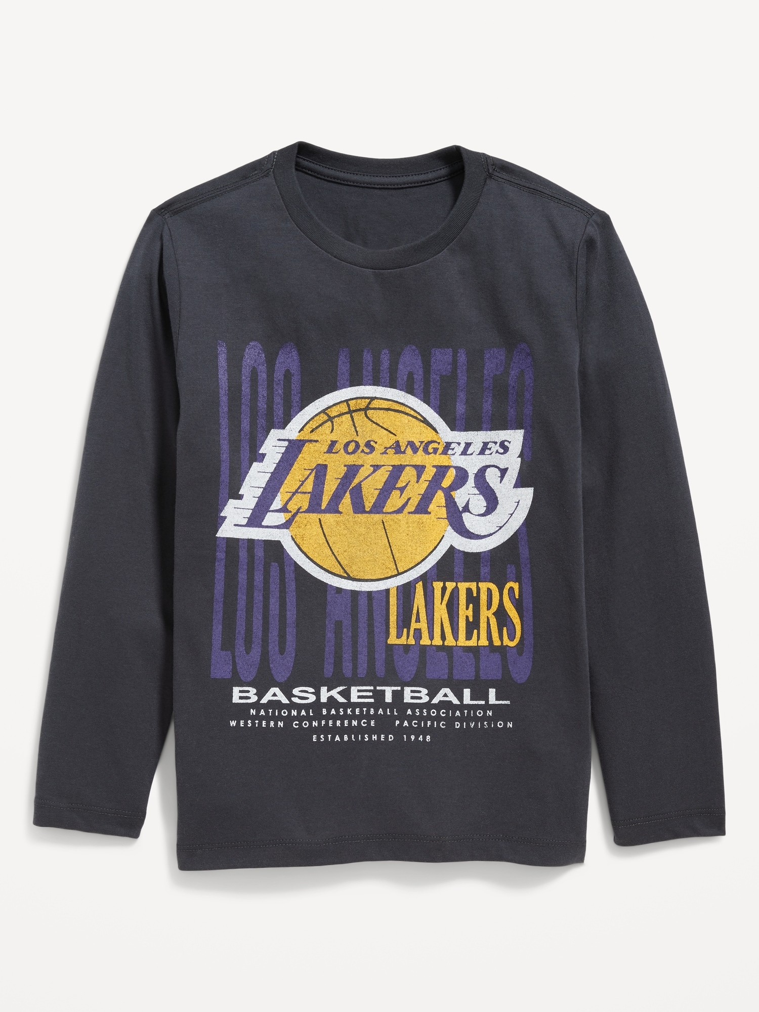 VINTAGE TEE - OLD SCHOOL NBA T SHIRT LAKERS LOS ANGELES