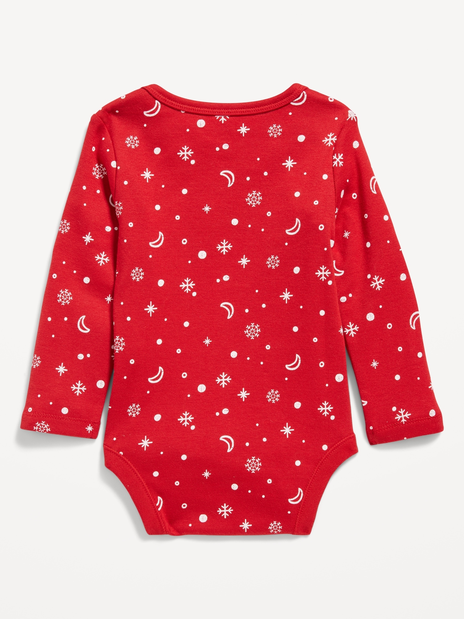 Unisex Long-Sleeve Printed Bodysuit For Baby | Old Navy