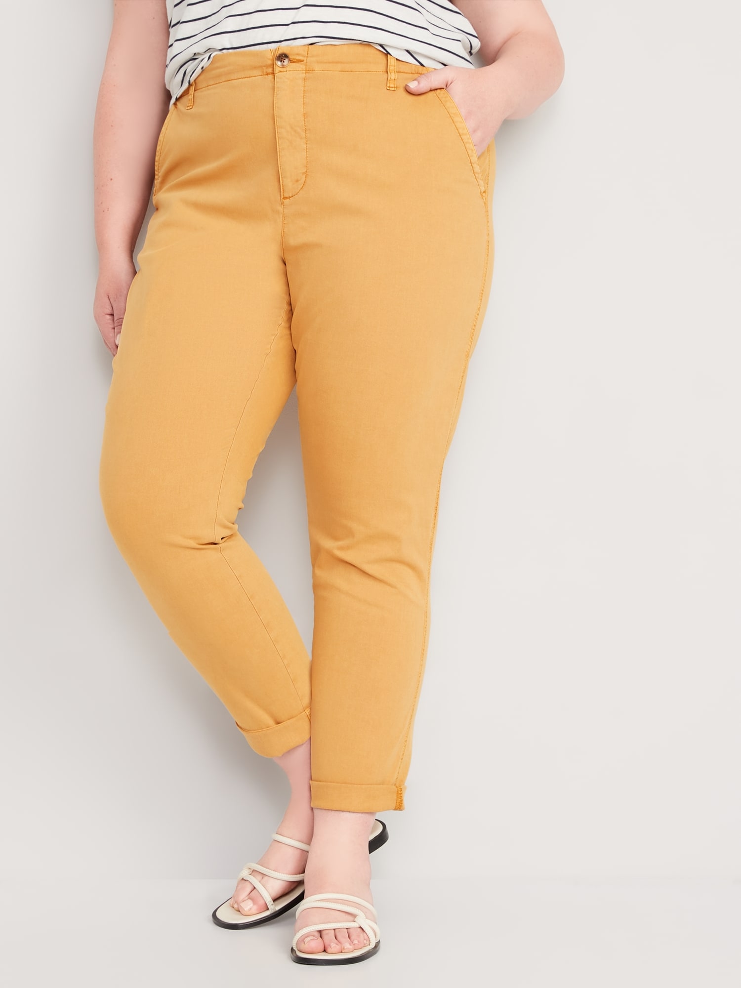 High Waisted Ogc Chino Pants For Women Old Navy