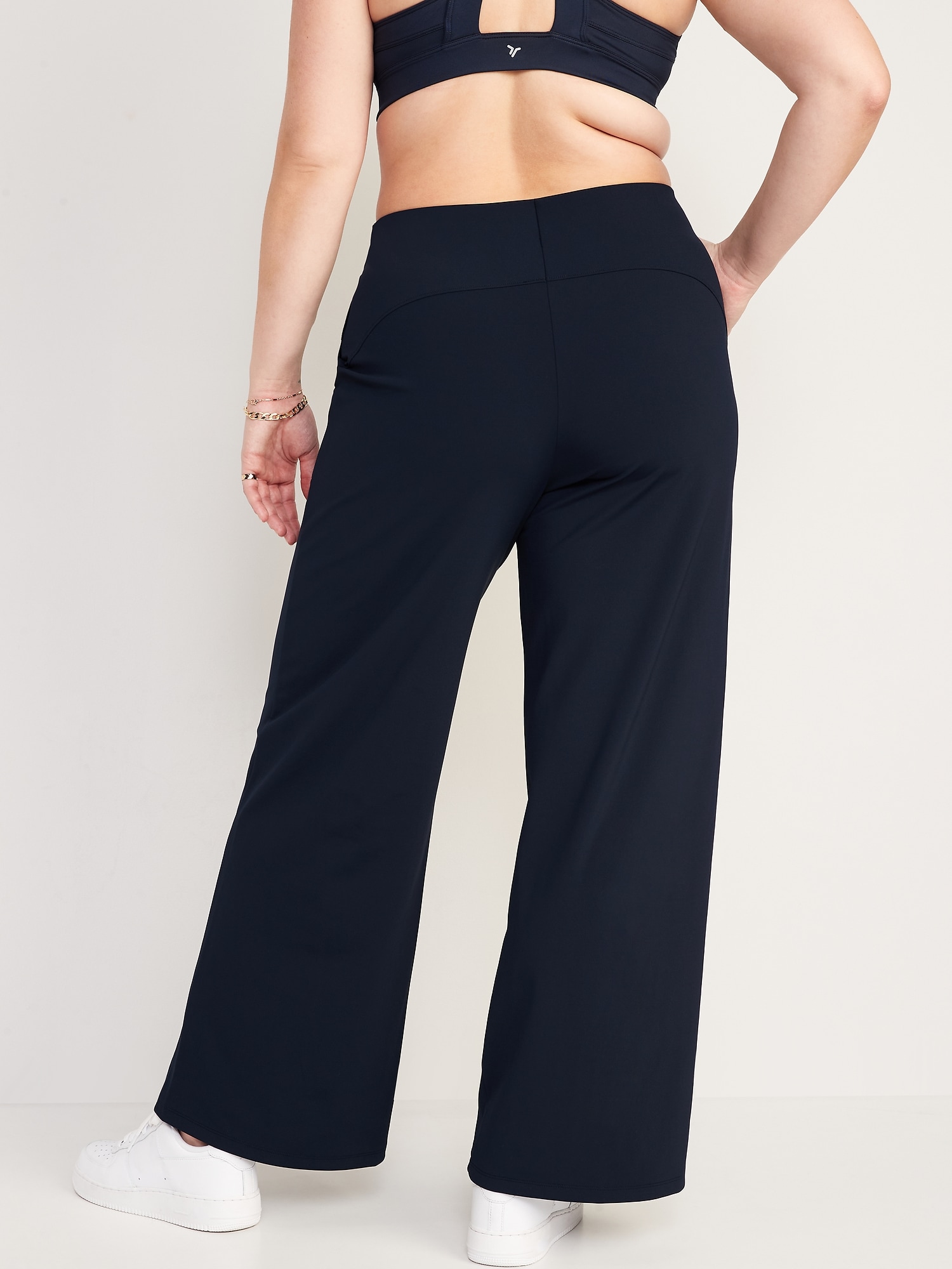 high waisted powersoft zip jogger pants for women