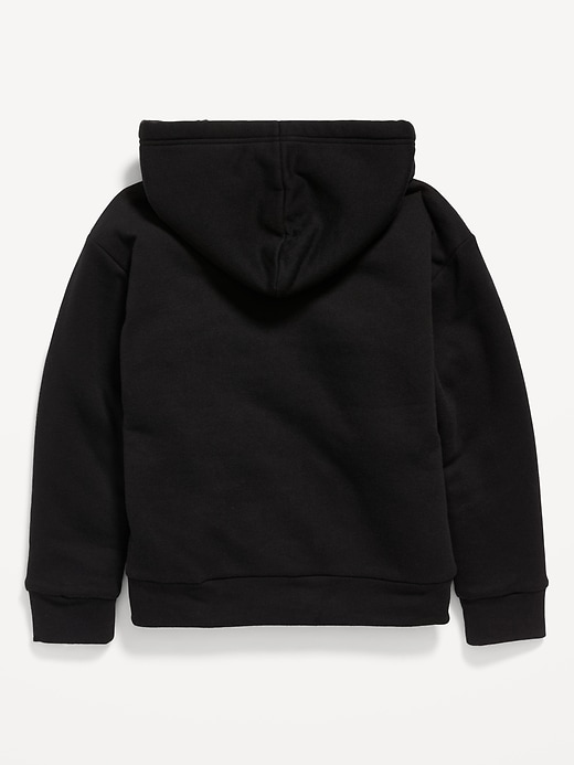 View large product image 2 of 2. Cozy Sherpa-Lined  Zip Hoodie for Boys