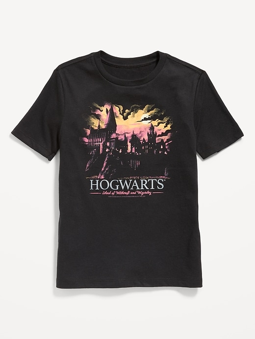 View large product image 1 of 2. Harry Potter™ Hogwarts Gender-Neutral T-Shirt for Kids