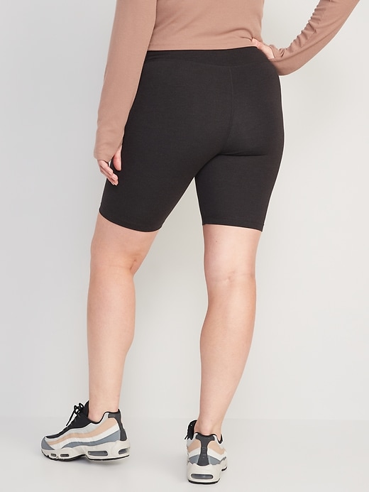 Image number 6 showing, Extra High-Waisted PowerChill Biker Shorts -- 8-inch inseam