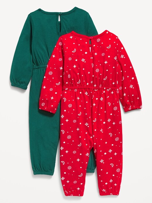 Unisex 2-Pack Long-Sleeve One-Piece for Baby