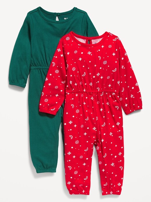 Unisex 2-Pack Long-Sleeve One-Piece for Baby