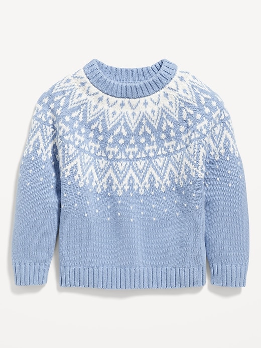 Fair Isle Raglan Sweater for Toddler 