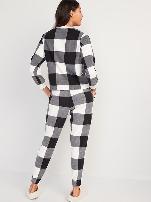 Matching Printed Microfleece Pajama Set for Women | Old Navy