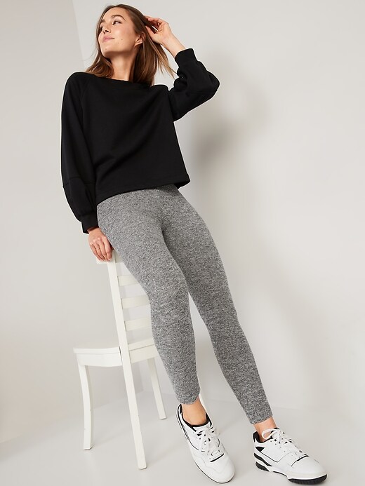 Image number 3 showing, High-Waisted Ankle Leggings for Women