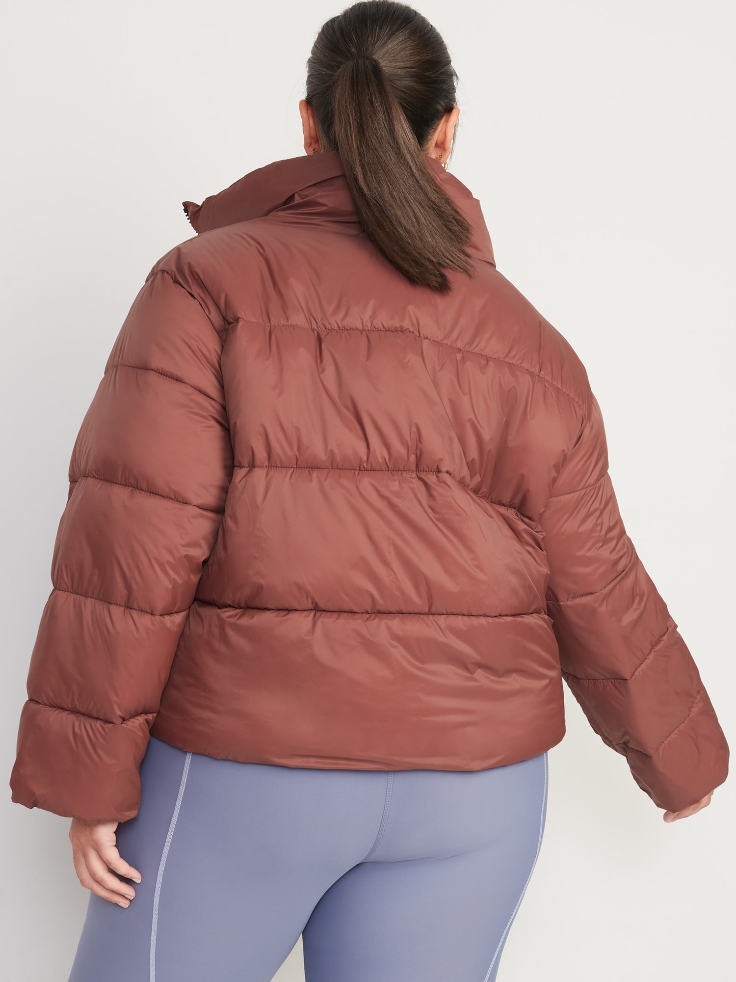 Loose Fit Water-repellent Puffer Jacket
