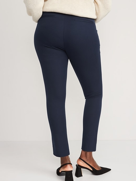 Image number 6 showing, Curvy High-Waisted Pixie Skinny Ankle Pants for Women