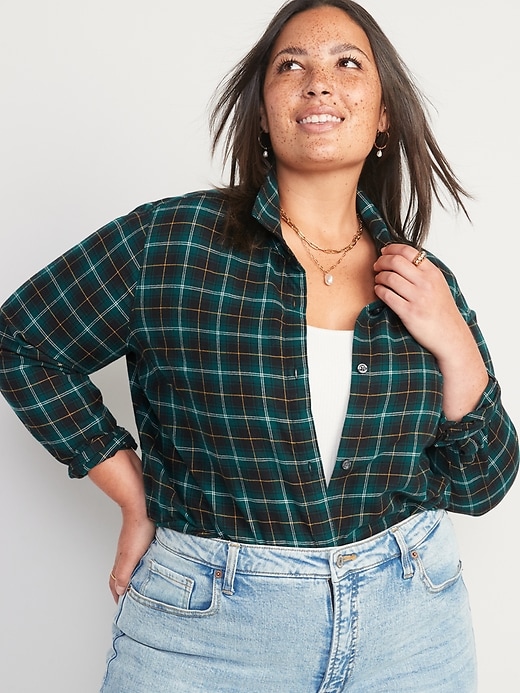 Image number 7 showing, Plaid Flannel Classic Shirt