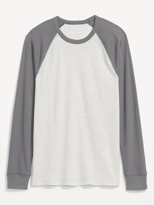 Image number 4 showing, Thermal-Knit Color-Blocked Raglan-Sleeve T-Shirt
