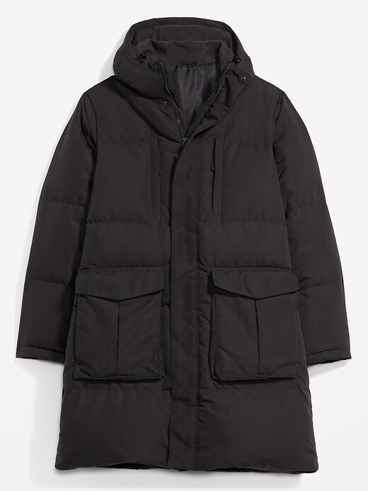 Oversized Down & Feathers Fill Hooded Parka Coat | Old Navy