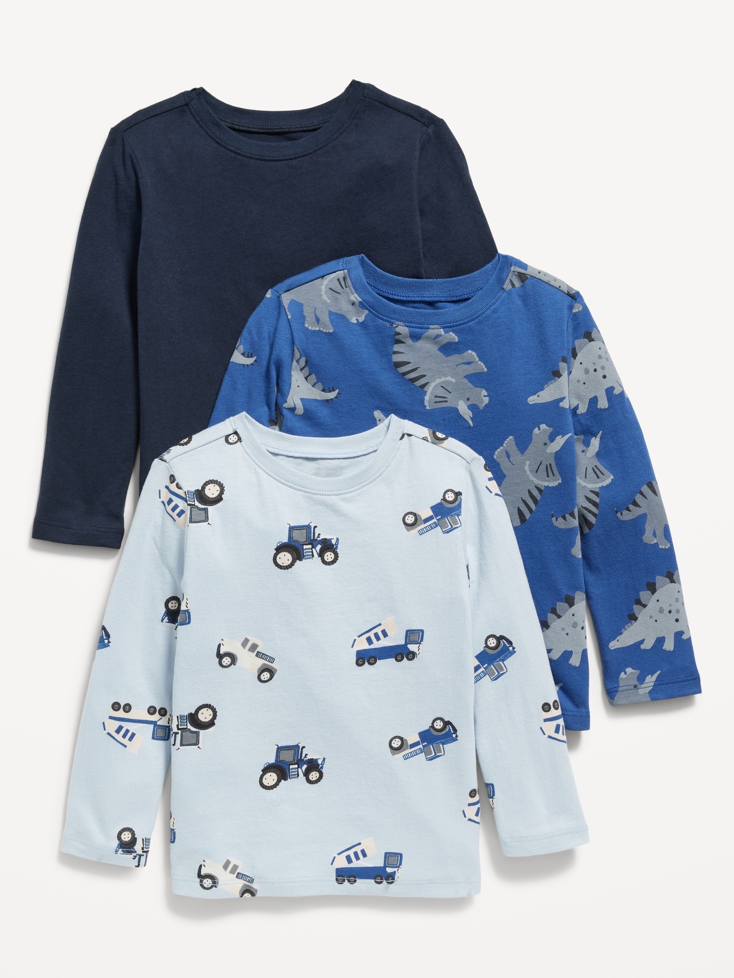 Unisex 3Pack LongSleeve TShirt for Toddler Old Navy