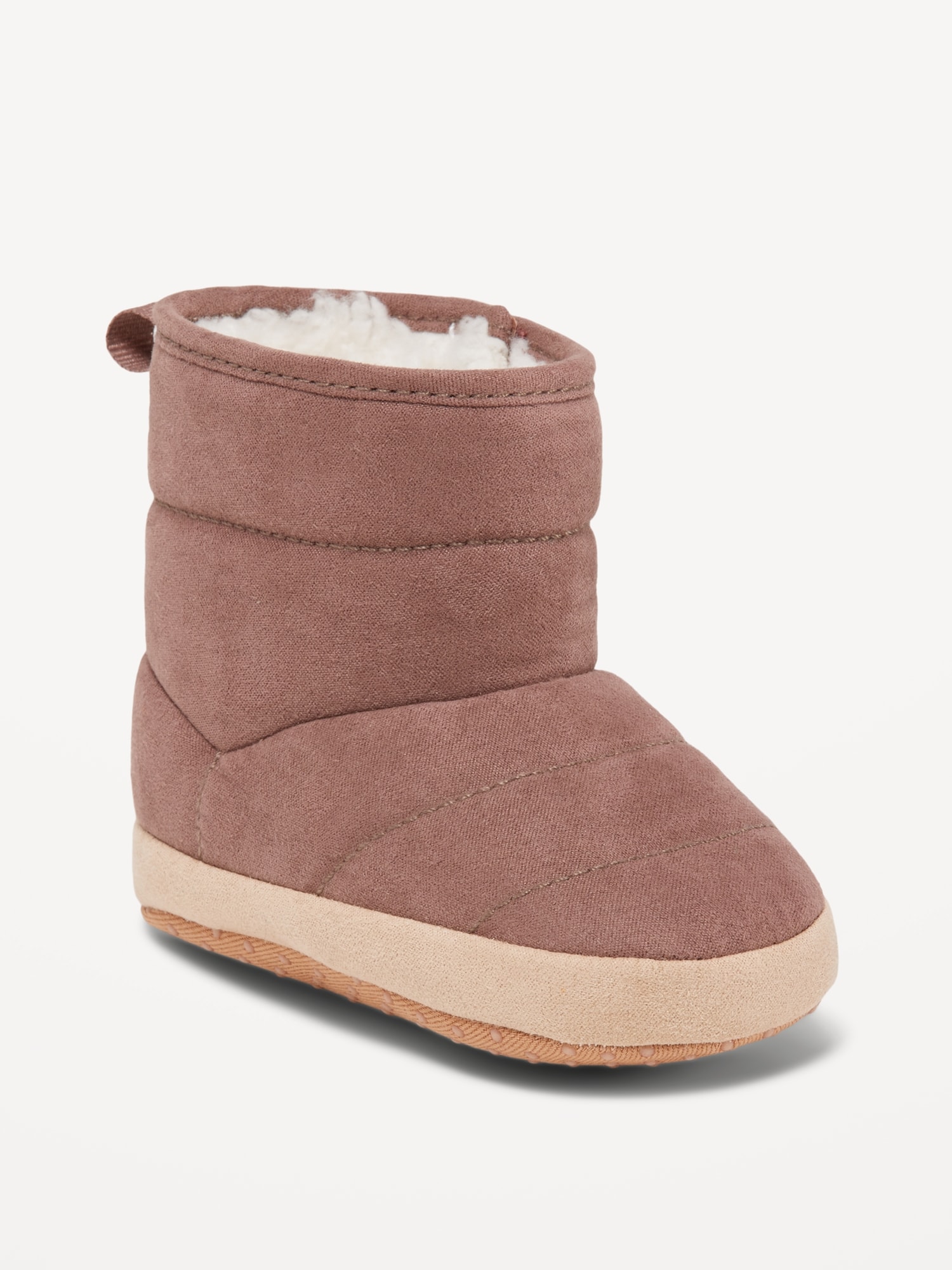 Oldnavy Unisex Faux-Suede Sherpa-Lined Boots for Baby