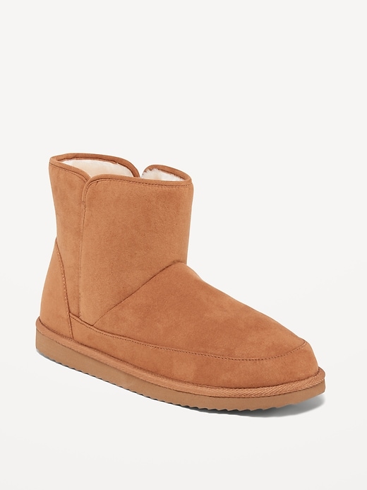 Image number 1 showing, Cozy Faux-Suede Boots