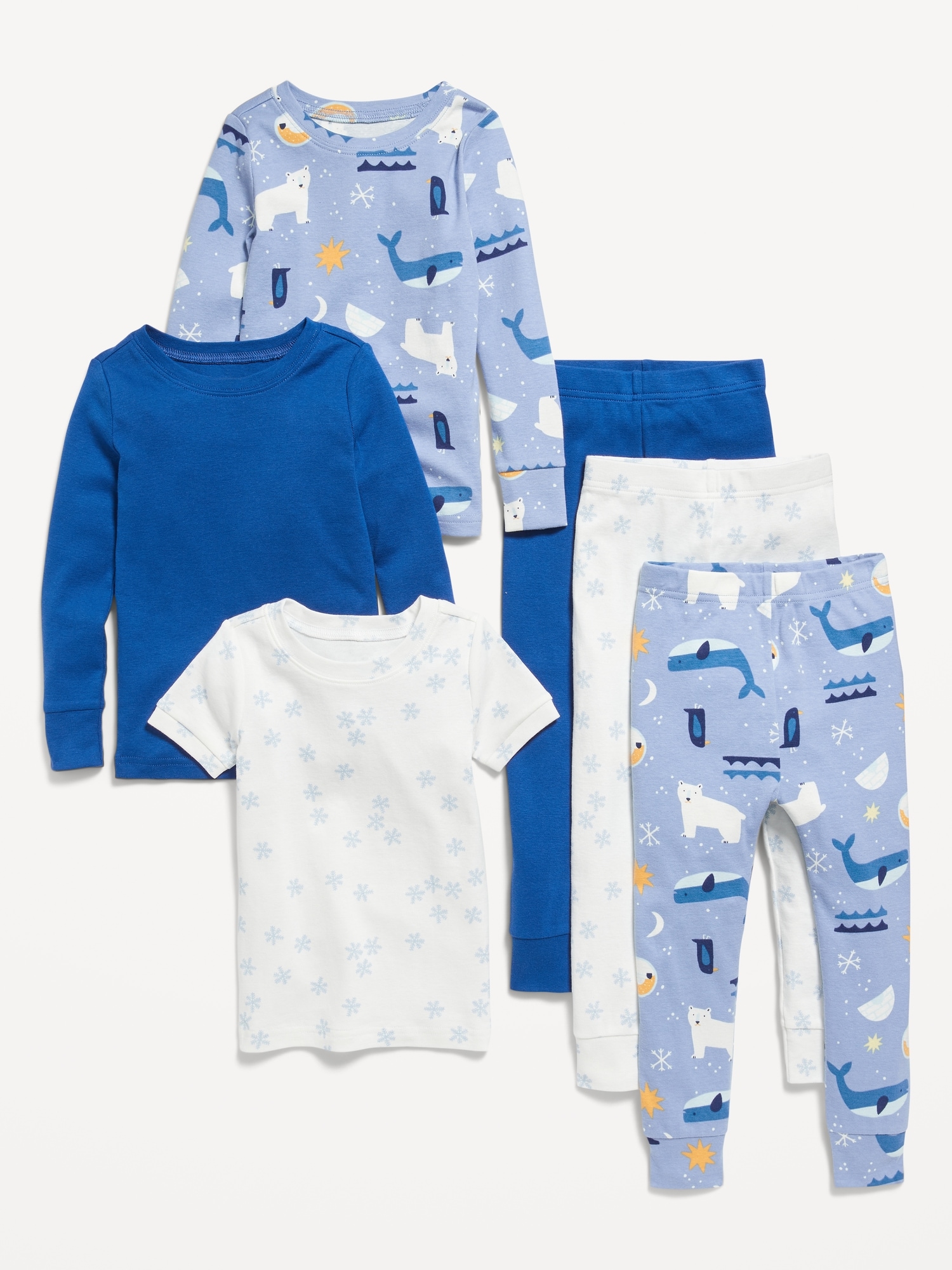 Unisex 6Piece Pajama Set for Toddler & Baby Old Navy