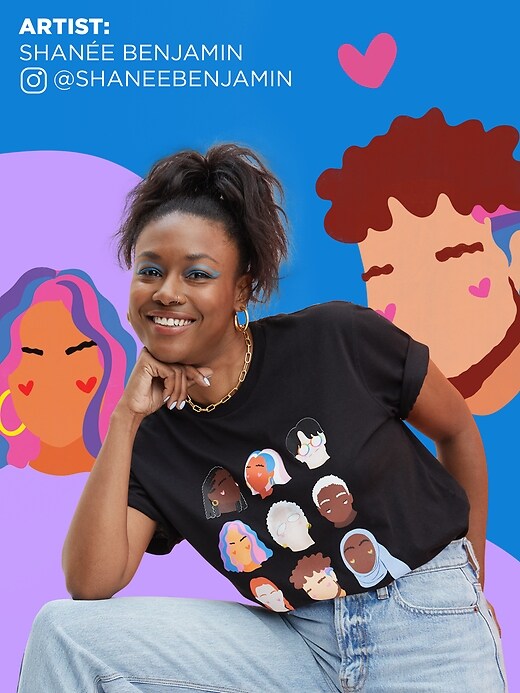 Image number 6 showing, Project WE & Shanée Benjamin Graphic T-Shirt for Adults