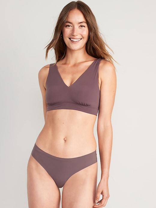 Image number 8 showing, Soft-Knit No-Show Hipster Underwear for Women