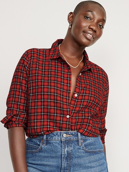 Image number 5 showing, Plaid Flannel Classic Shirt