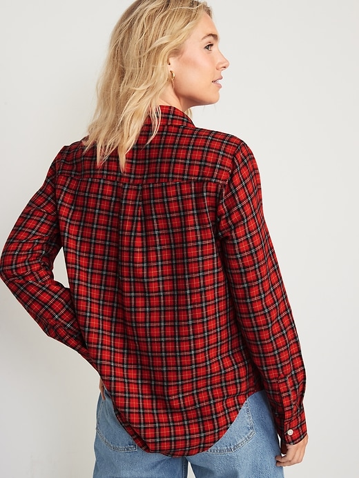 Image number 2 showing, Plaid Flannel Classic Shirt