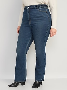 Higher High-Waisted Flare Crop Jeans for Women