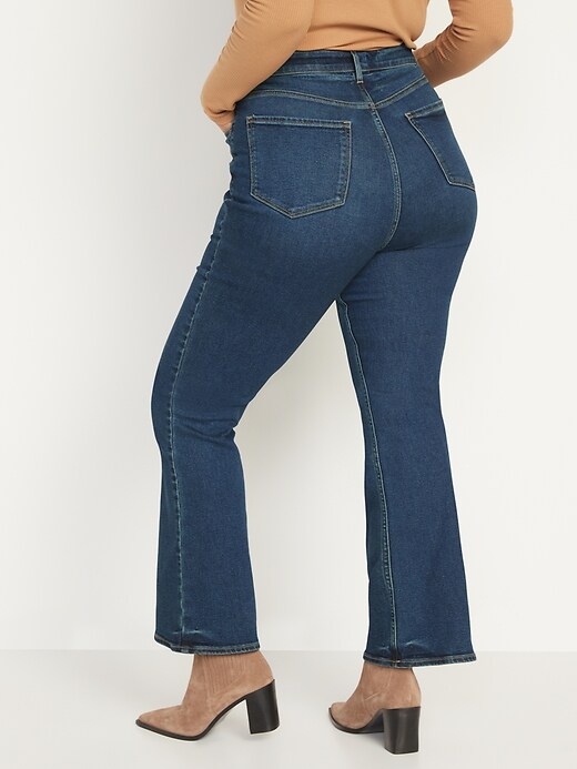 Image number 6 showing, Higher High-Waisted Flare Crop Jeans for Women