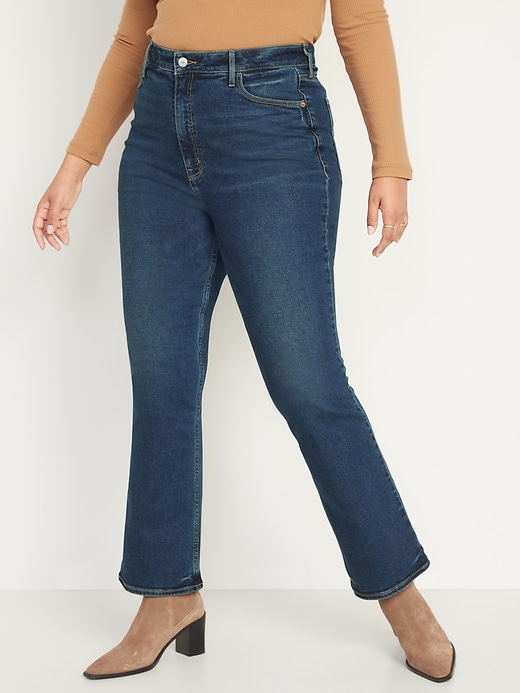 Image number 5 showing, Higher High-Waisted Flare Crop Jeans for Women