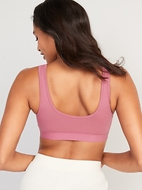 View large product image 3 of 7. Supima® Cotton-Blend Bralette Top