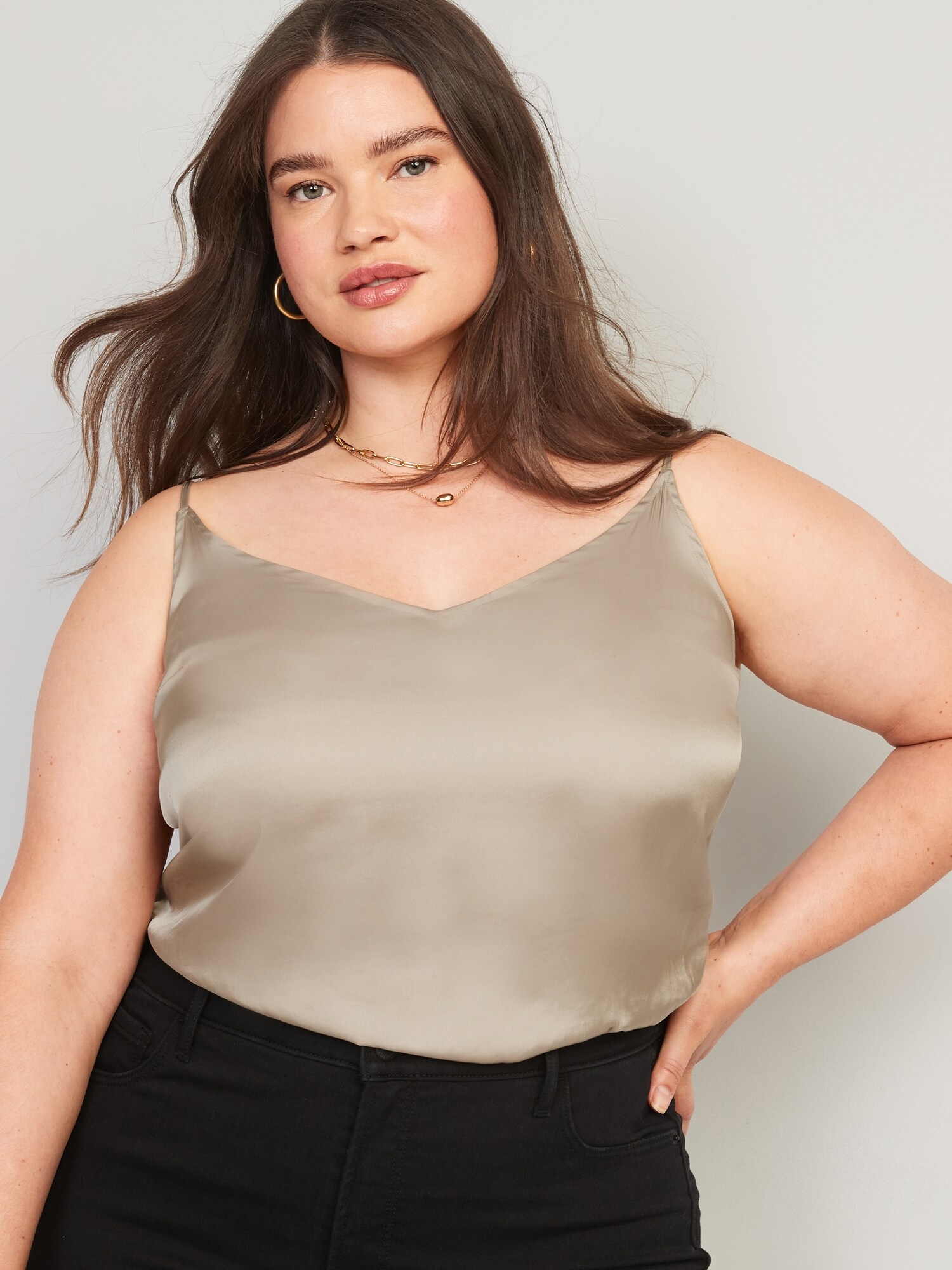 VNeck Satin Cami Top Old Navy