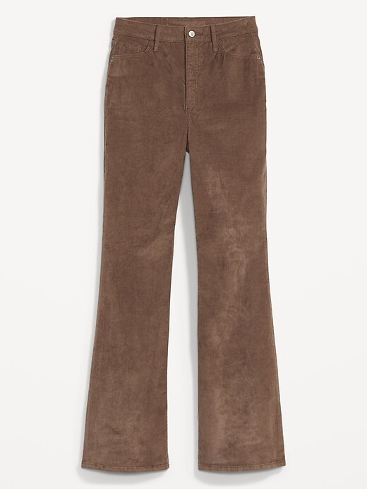Image number 4 showing, Higher High-Waisted Flare Corduroy Pants for Women