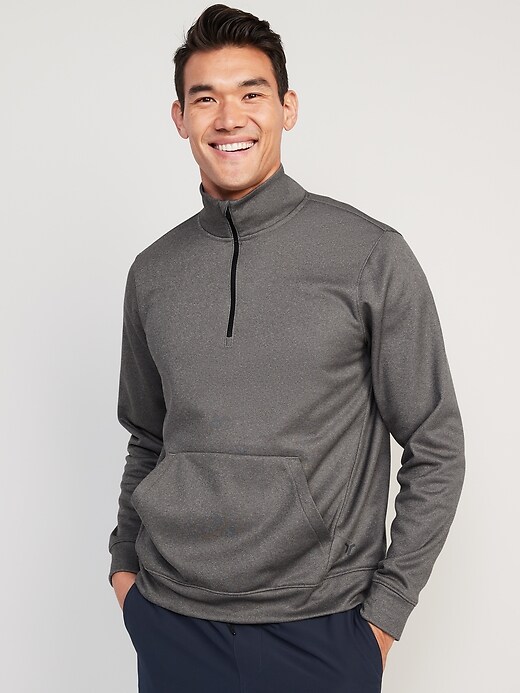 Image number 1 showing, Go-Dry Performance Quarter-Zip Sweatshirt for Men