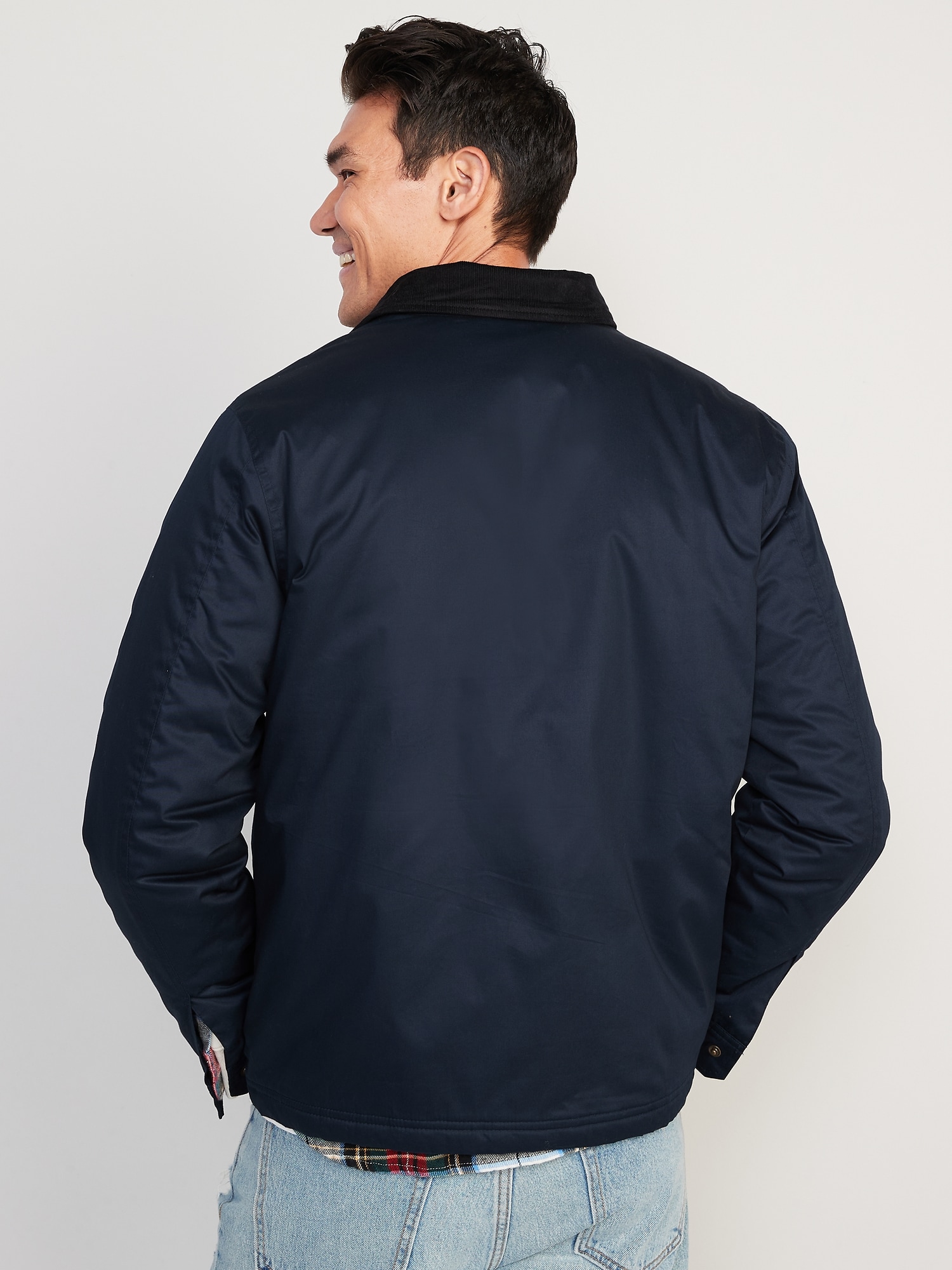 Water-Resistant Cotton-Twill Barn Coat | Old Navy