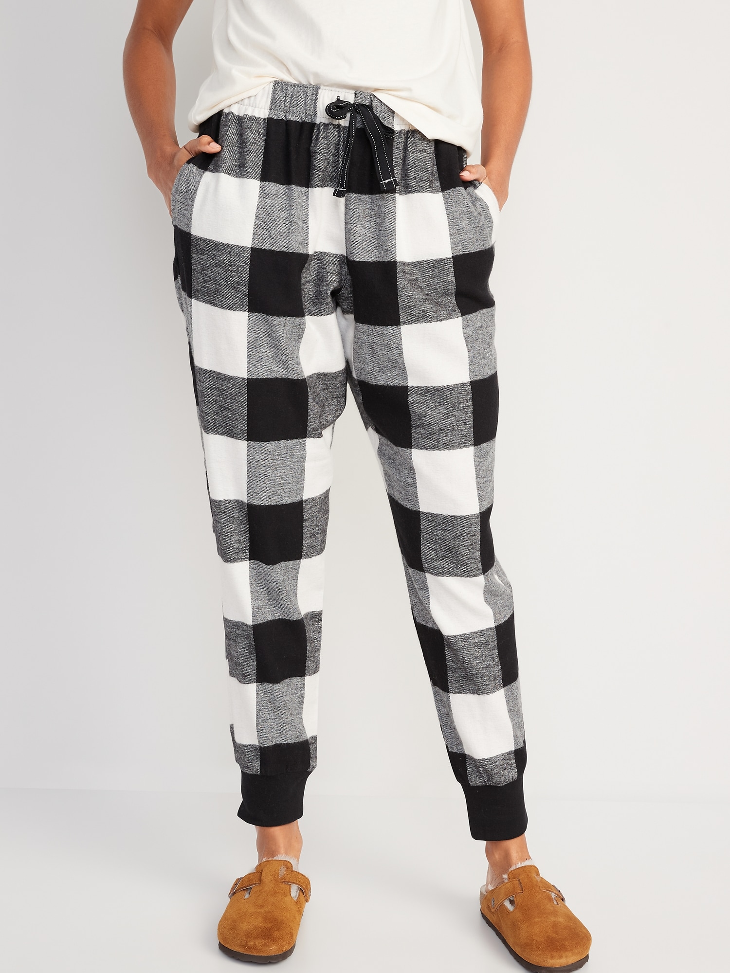 Oldnavy Printed Flannel Jogger Pajama Pants for Women