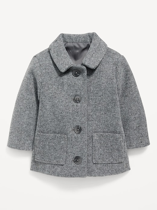 Soft-Brushed Button-Front Coat for Baby | Old Navy