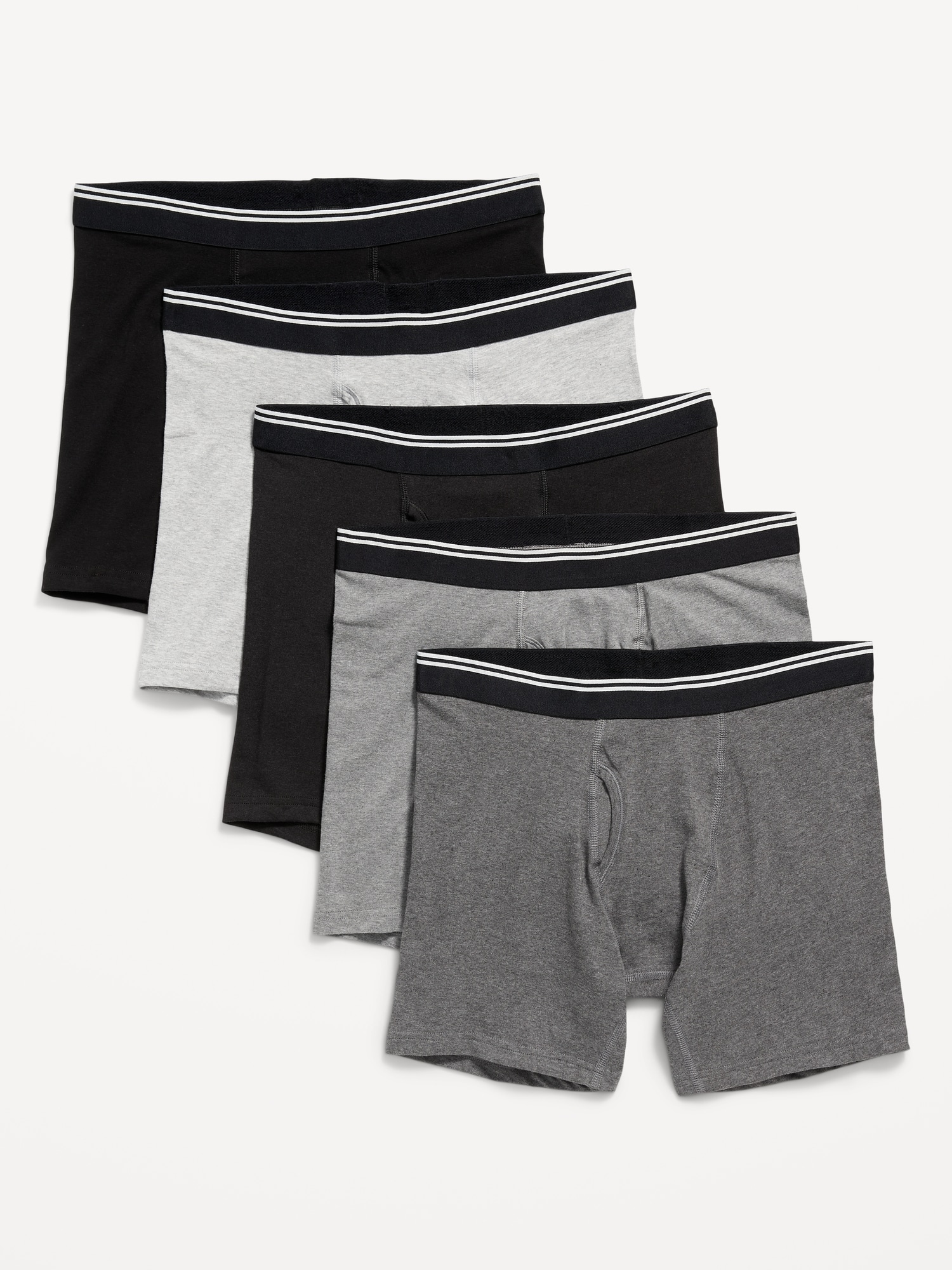 Soft-Washed Built-In Flex Underwear Briefs 5-Pack